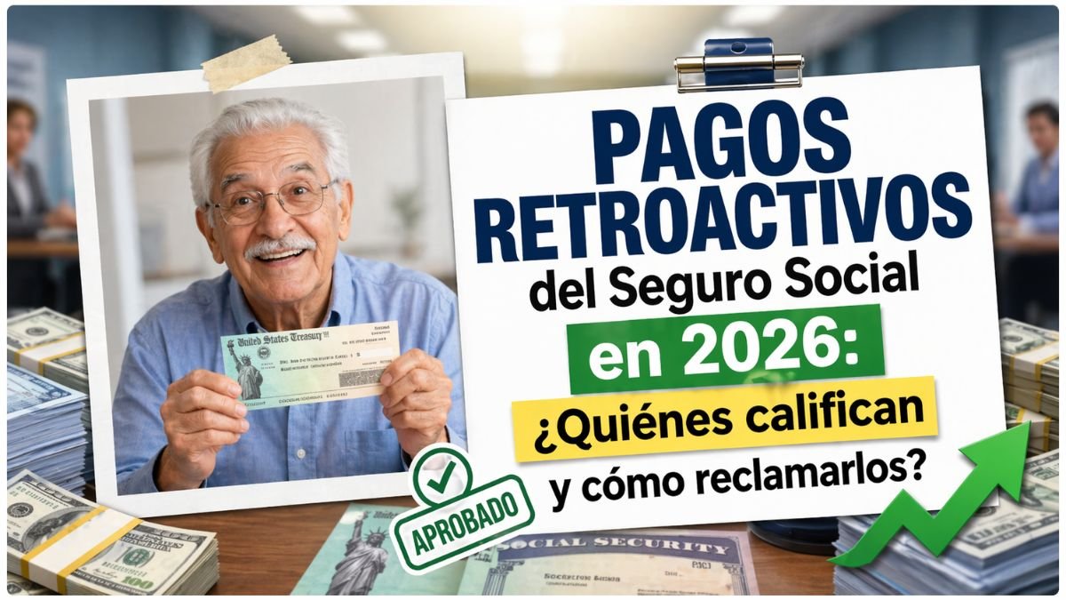 Pagos retroactivos del Seguro Social en 2026: quiénes califican y cómo reclamarlos