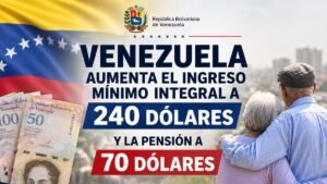 Venezuela Aumenta El Ingreso Mínimo Integral A 240 Dólares Y La Pensión A 70 Dólares